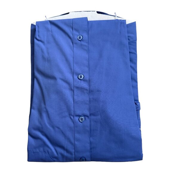 Alain Dupetit Blue Long Sleeve Dress Shirt Mens Medium NWT - Picture 2 of 3